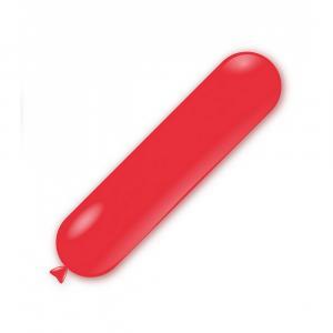 Palloncino zeppelin rosso chiaro pastello lungo 170cm. 1pz