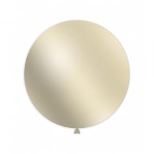 Palloncino colore avorio metallizzato da 83cm. 1pz