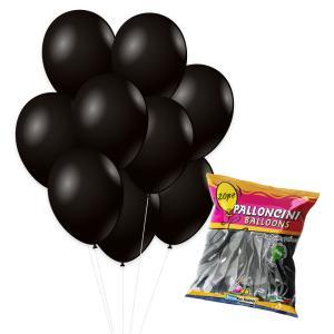 Palloncini pastello g90 10"-26cm nero 15, 20pz.