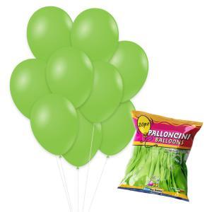 Palloncini pastello g90 10"-26cm verde 18, 20pz.