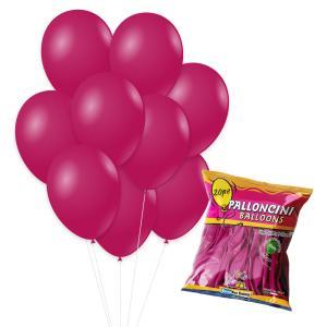 Palloncini pastello g90 10"-26cm fucsia 07, 20pz.