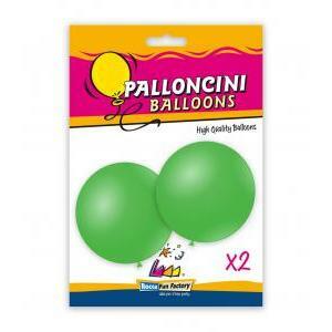 Blister 2pz palloncini pastello 33" - 83cm verde 22