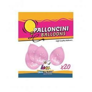 Blister 20pz 9"/10" rosa st. bianca 2l r è nata