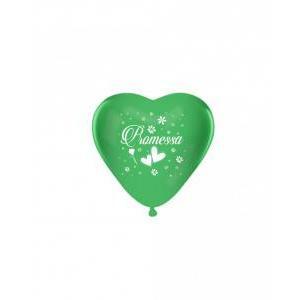 Pall. cuore verde 22 st. bianca 1l promessa