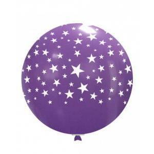 Pall. 33" ass. st. bianca globo stelle