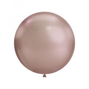 Palloncino colore rosa gold chrome da 83cm. 1pz