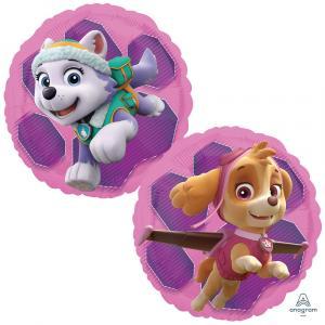 Palloncino  paw patrol skye ed everest standardshape 18"-46cm. 1pz