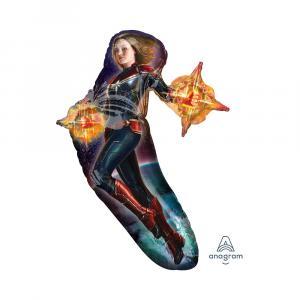 Palloncino  captain marvel supershape 27"x37". 1pz