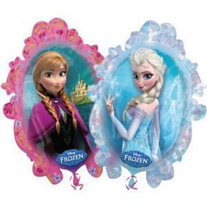 Palloncino  frozen specchio elsa e anna 25"x31". 1pz