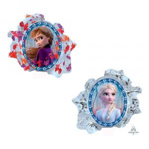 Palloncini  sagoma frozen2 anna e elsa minishape 9"-22cm. 5pz