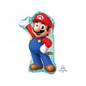 Palloncino  super mario 22"x33". 1pz