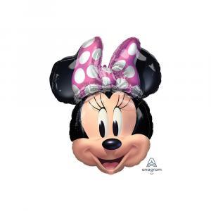 Palloncino  testa minnie forever supershape 21"x26". 1pz