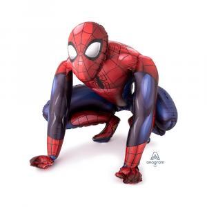 Palloncino  sagoma spiderman airwalker 36"x36". 1pz