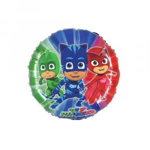 Palloncino  tondo pj masks super pigiamini 24"-60cm. 1pz