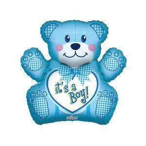 Palloncino  it's a boy orso celeste 36"-91cm. 1pz