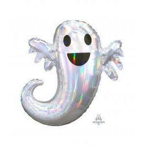 Palloncino  sagoma fantasma iridescente  supershape 25"x28". 1pz