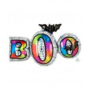 Palloncino  boo iridiscente sagoma supershape 35"x21". 1pz