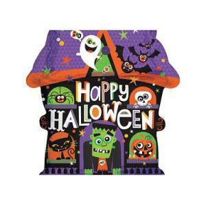 Mylar sagoma casa halloween 18"