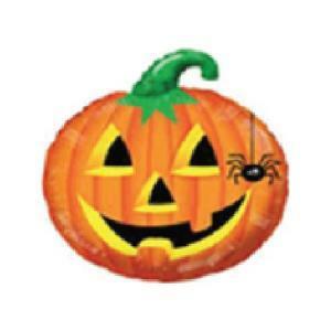 Mylar tondo zucca hallooween 18"