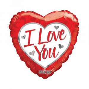 Palloncino  i love you cuore rosso 36"-91cm. 1pz