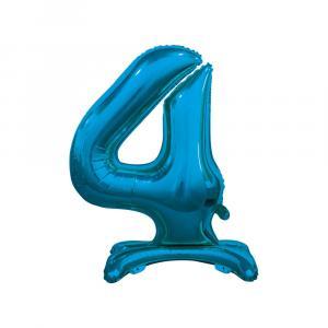 Palloncino  standing 4 blu supershape 30" - 76cm. 1pz