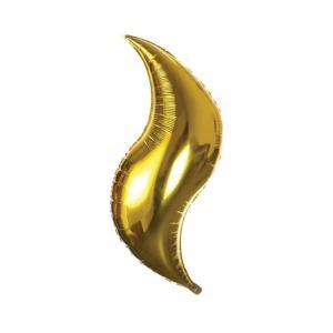 Palloncino  curva oro supershape 36" - 91cm. 1pz