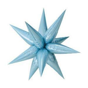 Palloncino  expoloding star celeste supershape 26" - 65cm. 5pz