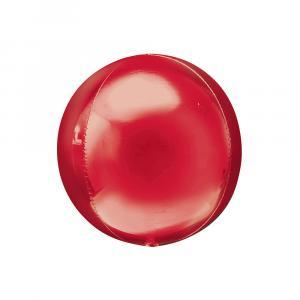 Palloncino  sfera rosso metallizzato 22" - 56cm. 1pz