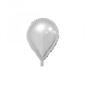 Palloncino  goccia argento 19" - 48cm. 1pz