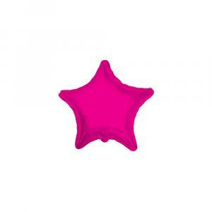 Palloncino  stella fucsia minishape 9" - 23cm. 5pz