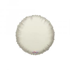 Palloncino  tondo avorio 18" - 45cm. 1pz