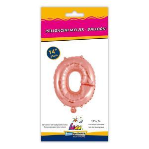 Palloncino  lettera o rosa minishape 14" - 35cm . 1pz