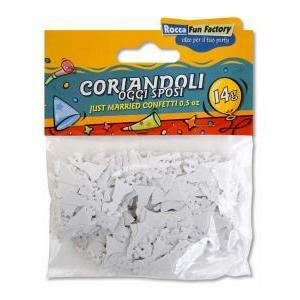 Coriandoli sagoma sposi bianchi 14g, 1pz.