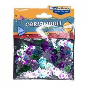 Coriandoli multicolor numero 40. 1 bustina da 14g.