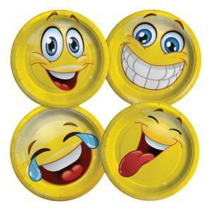 Mix emoticons piatti 18cm 8pz