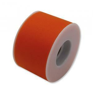 Rotolo tulle h.cm 5x mt 50 arancio