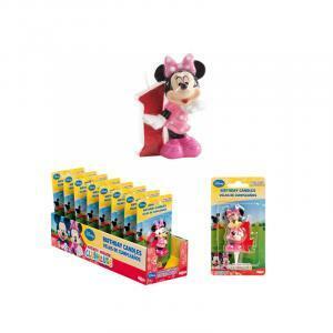 Candela 3d minnie n.1 6,5cm 1pz