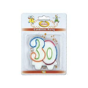 Candela numerale 30 anni