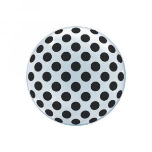 Deco b-loon 24" pois stampa nera 1 pz