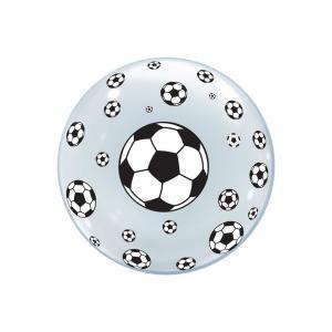 Deco b-loon 24" pallone da calcio stampa bianca e nera 1 pz