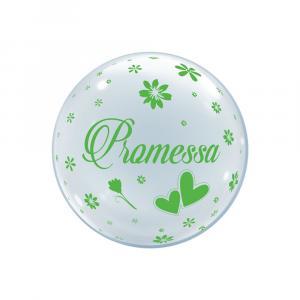 Deco b-loon 24" promessa  stampa verde 1 pz 983370