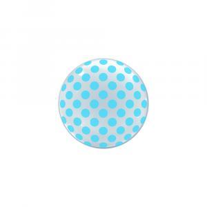 Deco b-loon 10" pois  stampa celeste 5 pz