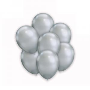 Palloncini argento titanio da 30cm. 50pz