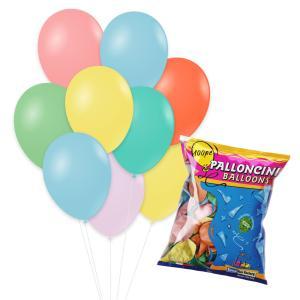 Palloncini colori assortiti macarons g90 10"-26cm. 100pz