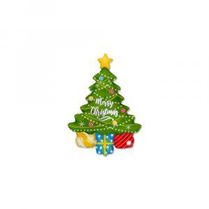 Palloncini  albero di natale minishape 14"-35cm. 5pz