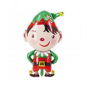 Palloncino  elfo di babbo natale 39"-99cm. 1pz