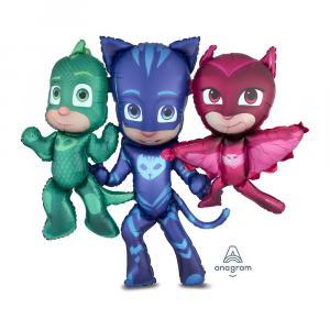 Palloncino  pj masks super pigiamini 57"x50". 1pz