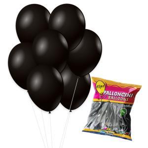 Palloncini pastello g110 12"-30cm nero 15, 15pz.