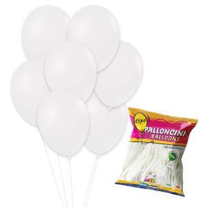 Palloncini pastello g110 12"-30cm bianco 10, 15pz.