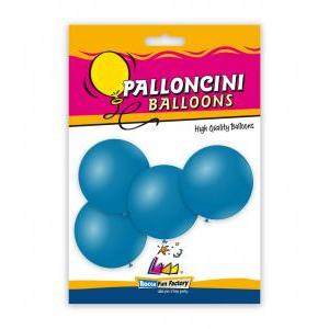 Blister 5pz palloncini pastello 15" - 38cm blu 52